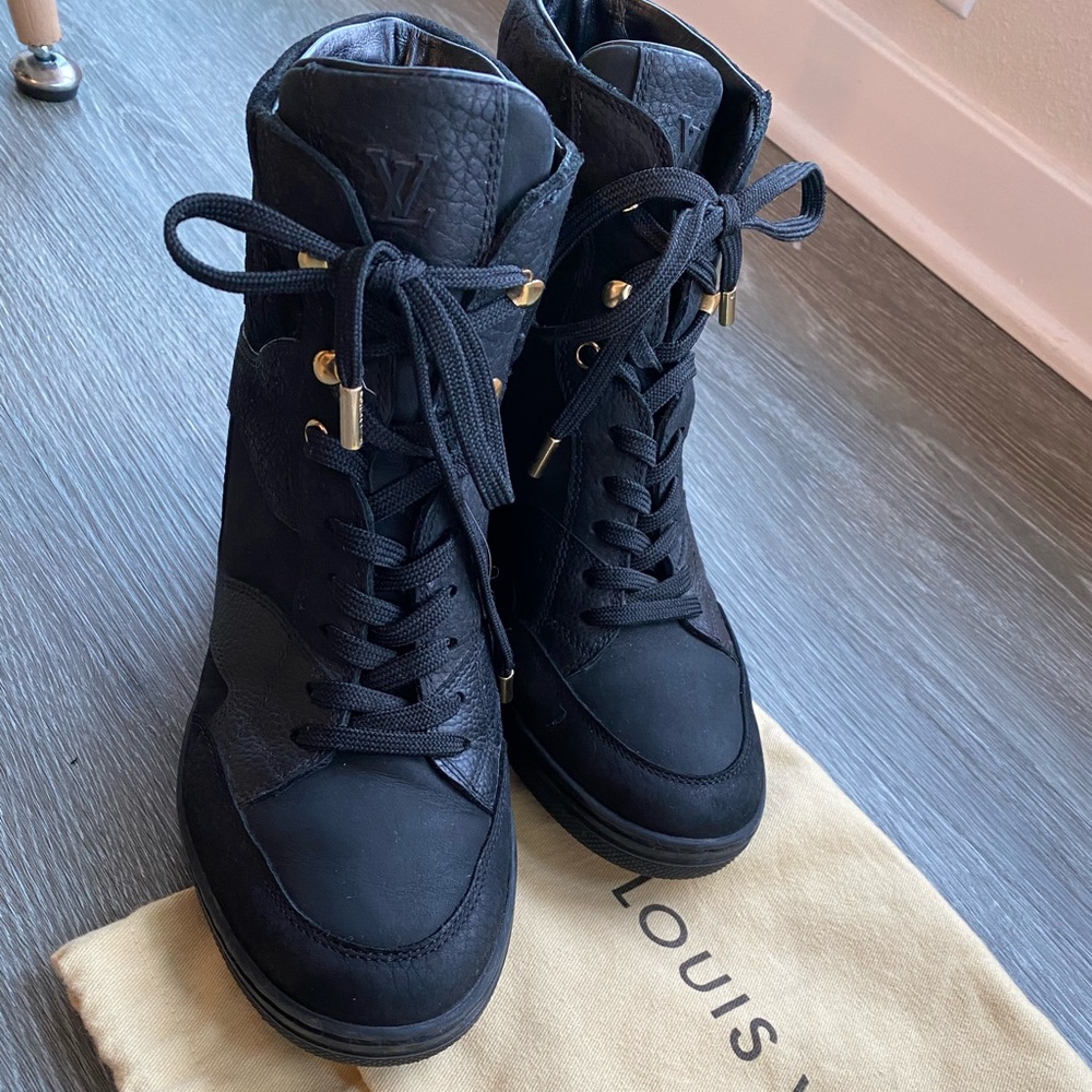 Louis Vuitton Millennium Wedge Sneakers